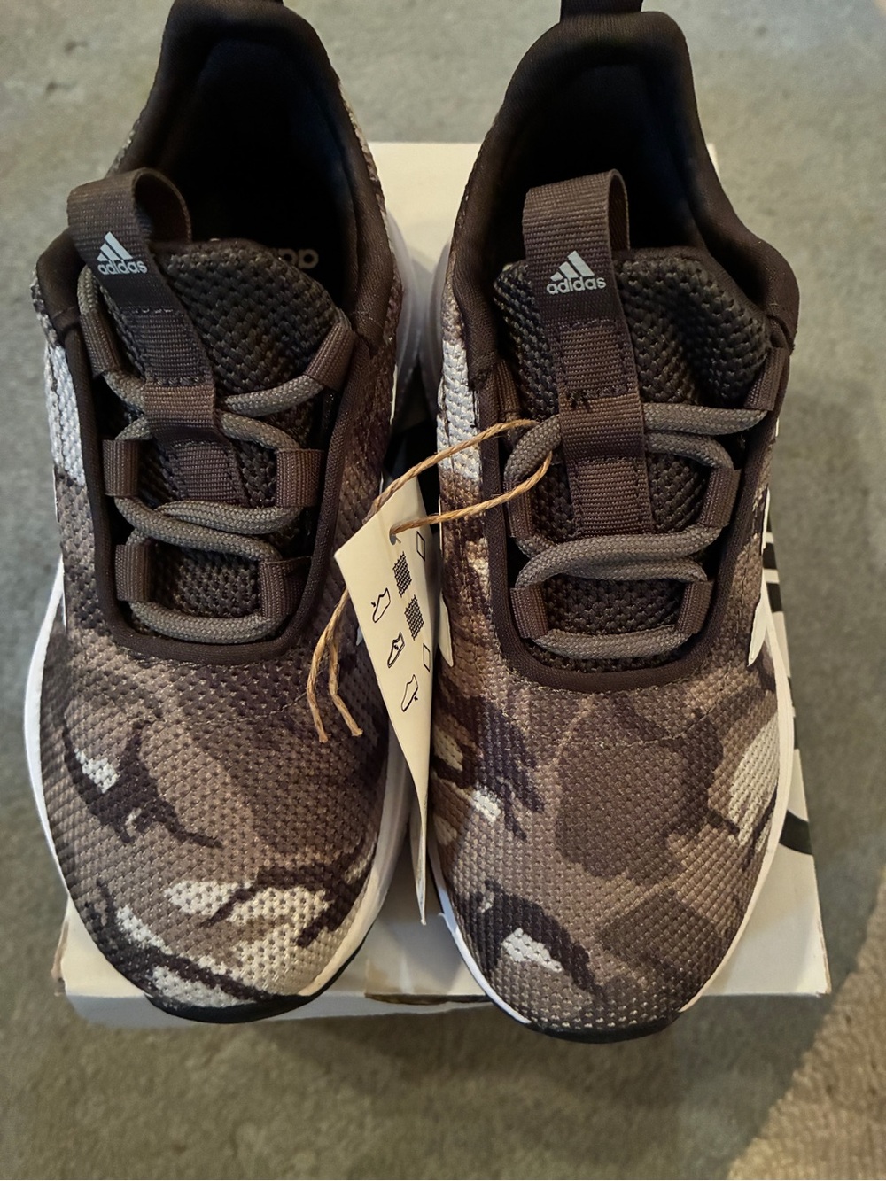 Toddler Boy Adidas Racer Camo Sneakers